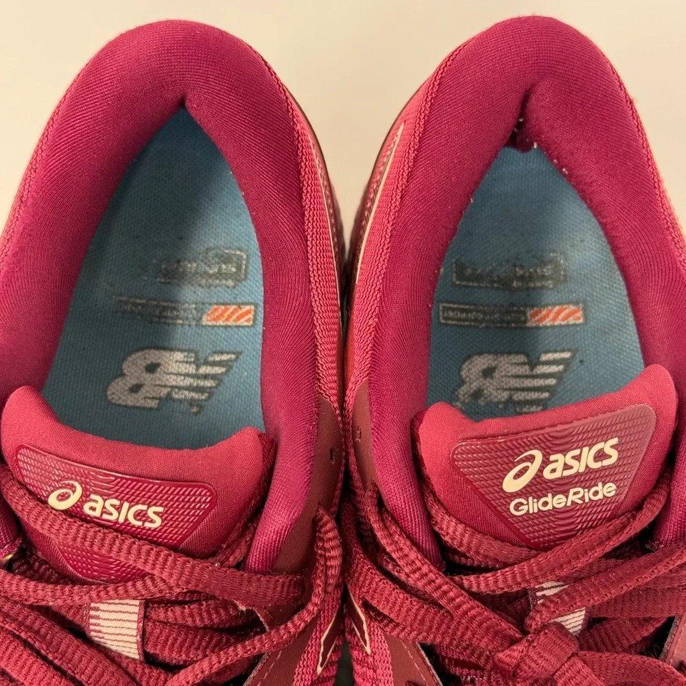 Asics Running Shoes Size 10 Glideride 1012A699 Rose‎ Peral/Breeze 25.5cm Women's